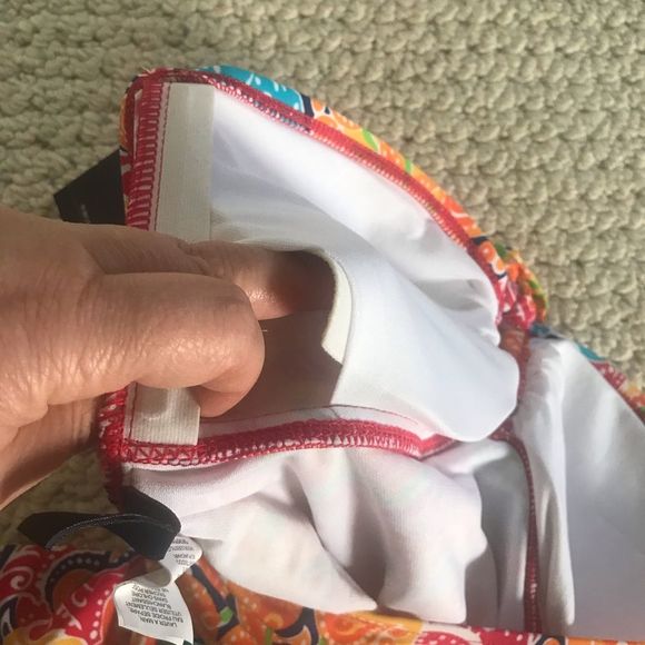 Chaps Tankini Swim Top Halter - Picture 9 of 13